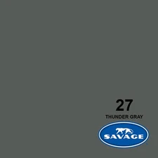 Savage Seamless Background Paper 26" x 12 yd Thunder Gray