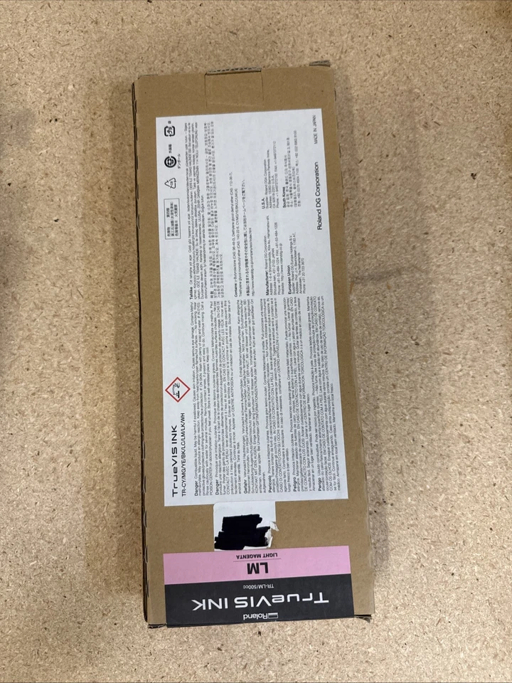 New Roland TrueVis TR-LM (Light Magenta) 500ml For DG VG SG Inkjet Printer - Image 3 of 4