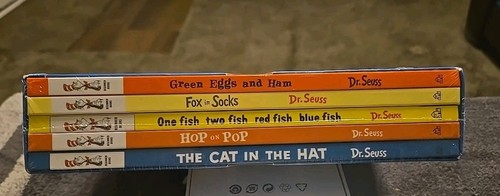 Dr Seuss Beginner Book Collection Sealed Cat In The Hat Green Eggs And Ham - Picture 4 of 6