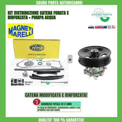 KIT DISTRIBUZIONE MAGNETI MARELLI CATENA + POMPA ACQUA 1.3 MULTIJET PANDA - Bild 1 von 4