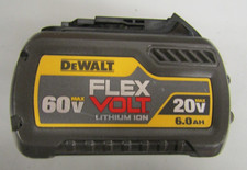 Dewalt Flexvolt 20V / 60V Max 6.0Ah Lithium Ion Battery DCB606 Tested Working