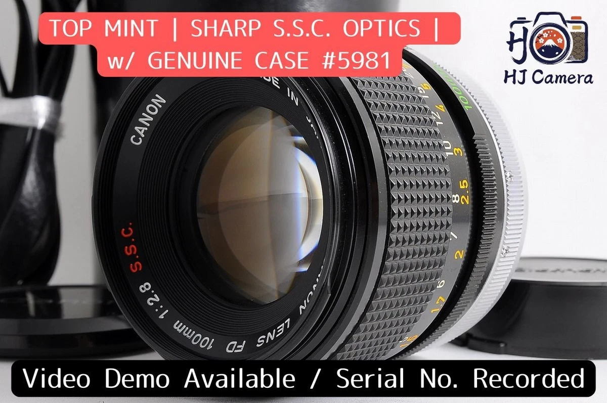Canon FD f/2.8 Camera Lenses 100mm Focal for sale | eBay