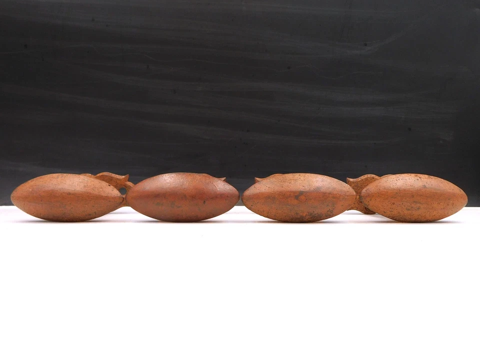 ▨7X7mm,4 poignées de Fenêtre acier patiné ou ciré Façon rouille,Boutons,Crémone - Photo 4/4