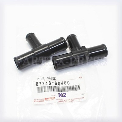 OEM TOYOTA HEATER HOSE OUTPUT T PIPES LAND CRUSIER FZJ80 & 100