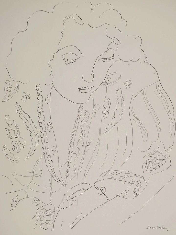 Henri MATISSE: Young Woman In A Blouse - Signed Lithograph | eBay