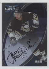 2002-03 ITG Be A Player Signature Series Signatures Jan Hrdina #114 Auto 1h1d