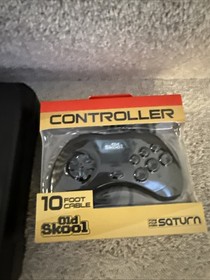 Sega Saturn Model 2 MK-80000A Console W/ New Controller/cables/battery - Lot 6