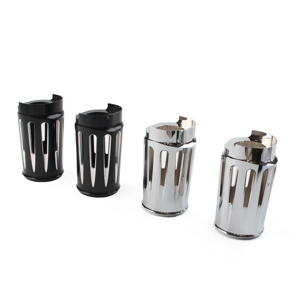 Fork Boot Slider Covers For Harley Electra Street Road Glide King CVO 2014-2022 Foto 2 de 4