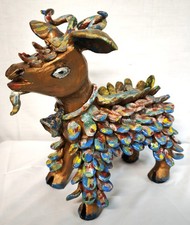 Insolito Grande Caprone ceramica vietrese – Capra firmata – Vietri , anni ‘60