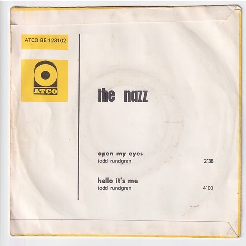 NAZZ * USA MOD FREAKBEAT PSYCH * 1968 BELGIUM 45 * Todd RUNDGREN * Listen! - Picture 2 of 4