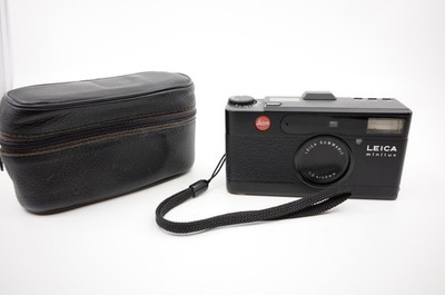 Leica Minilux 35mm Point and Shoot 35mm Film Camera Black #2118364