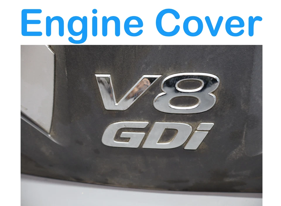 11-16 Hyundai Equus 5.0L V8 GDI Motor Aparência Capa Decorativa Fabricante de Equipamento Original - Imagem 3 de 4