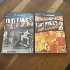 Tony Hawk’s Underground 1 & 2 For Nintendo GameCube Tested Working CIB