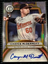 2025 Topps Tribute - Tribute Autographs Chayce McDermott #TA-CMD /75  (AU, RC)