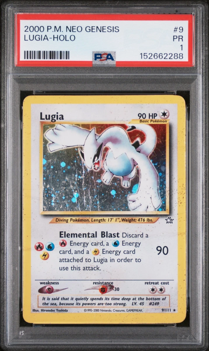 Lugia Pokémon TCG Neo Genesis Individual Collectible Card Game