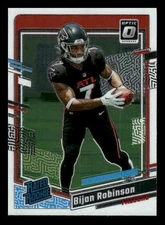 2023 Donruss Optic #206 Bijan Robinson RC Rookie Atlanta Falcons
