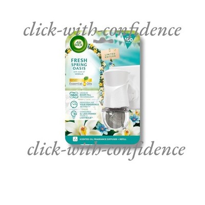1 x Airwick Fresh Spring Oasis mit Noten von Vanille Duft bis zu 100 Tage 