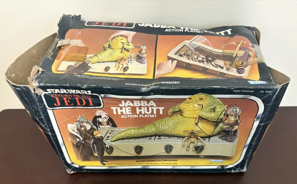 Juego de acción Kenner Star Wars Jabba The Hutt 1983 de colección con caja incomp G2U Foto 2 de 4