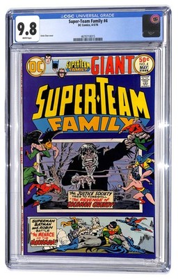 Super-Team Family Giant-Sized #4 CGC 9.8 DC Comics Solomon Grundy Cover '76 (MS)