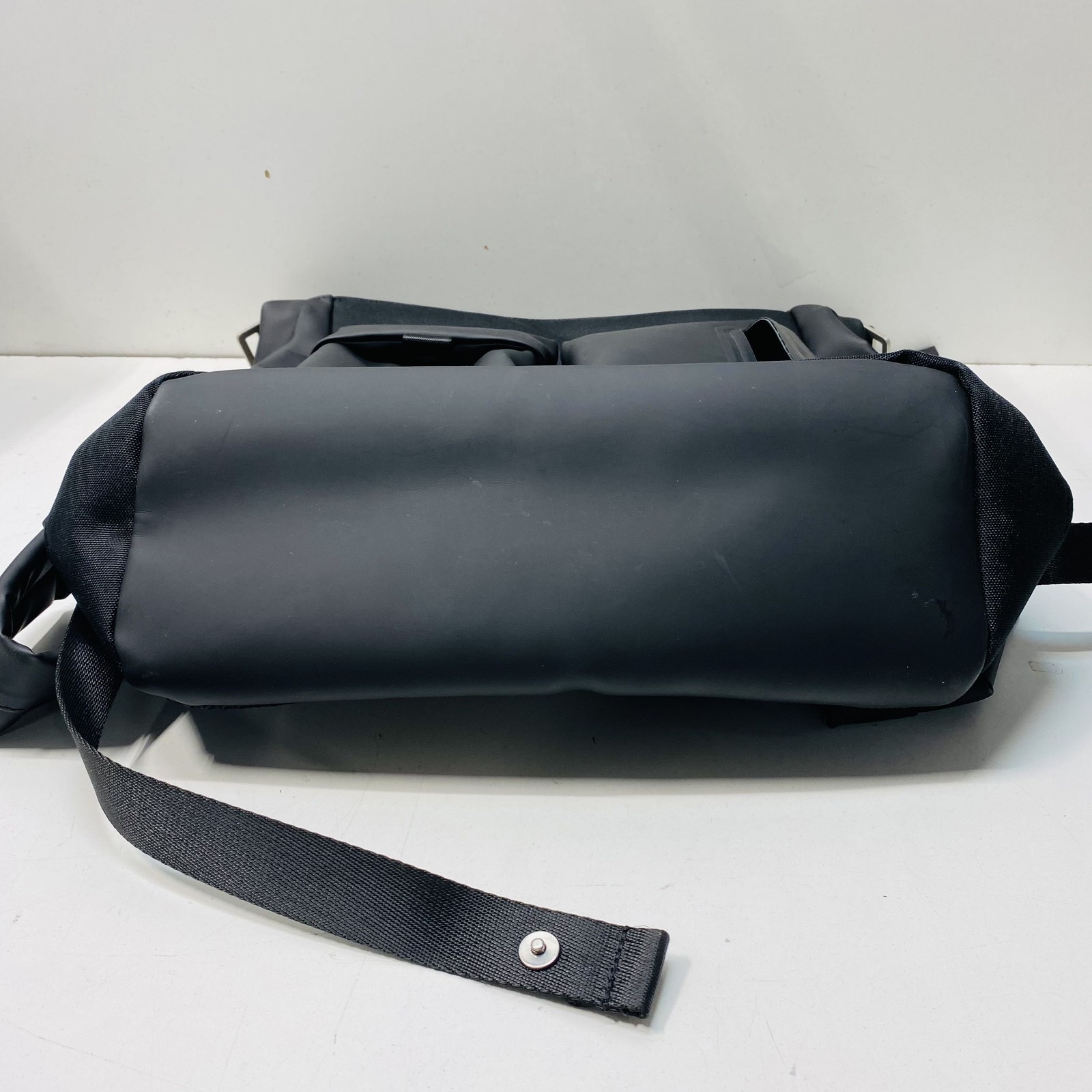 Rains Black Otaru Solid PU Polyester Adjustable S… - image 3