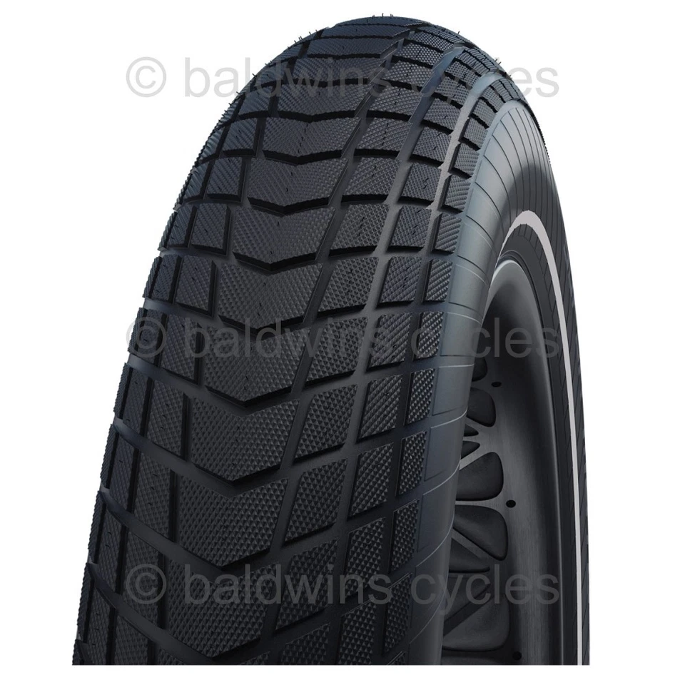 Schwalbe SUPER MOTO-X 20 x 4.0 BLACK Fat Bike 100-406 TYRE s TUBE s - Image 3 of 4