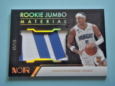 2022/23 Panini NOIR Paolo Banchero RC Jumbo Letter Patch Gold #05/10 JERSEY #