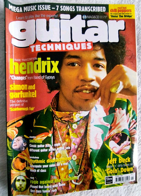 Guitar Techniques Magazine Spring 1999 Jimi Hendrix Feature Vintage Rare UK