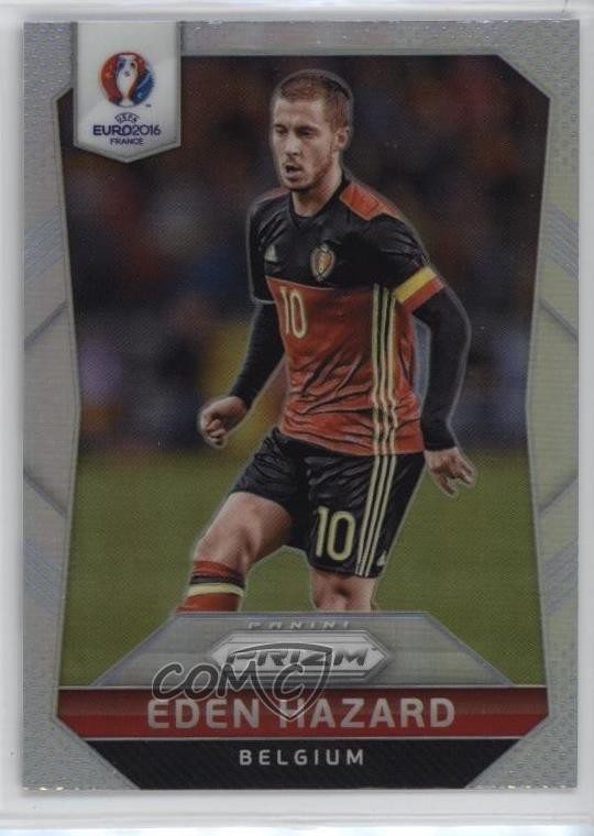2016 Panini Prizm UEFA Euro Silver Prizm Eden Hazard #22 0ht6