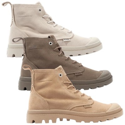 Palladium Pampa HI Skin Stiefel Schnürstiefel Knöchelhoch Wildleder Größe Herren Damen