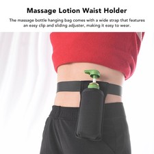 Massage Bottle Bag Adjustable Lightweight Portable Massage Lotion Waist Hanging