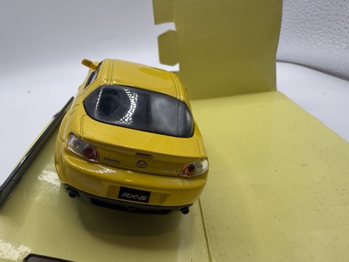 Muy Raro Cararama Abrex 1:43 Mazda RX8 - Coche Modelo Diecast Amarillo - Imagen 4 de 5