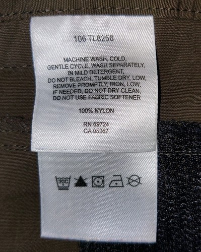 Columbia Titanium Convertible Pants Womens 14 Short 38x28 Green Ankle Ties Hike - Picture 17 of 19