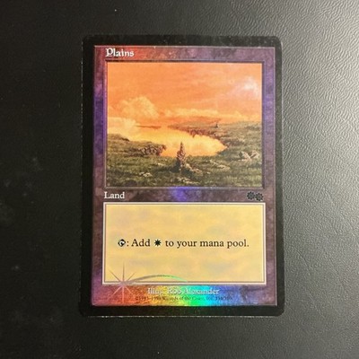 Wizards of the Coast Magic: The Gathering Plains White Foil Promo Arena 1998 Ro 