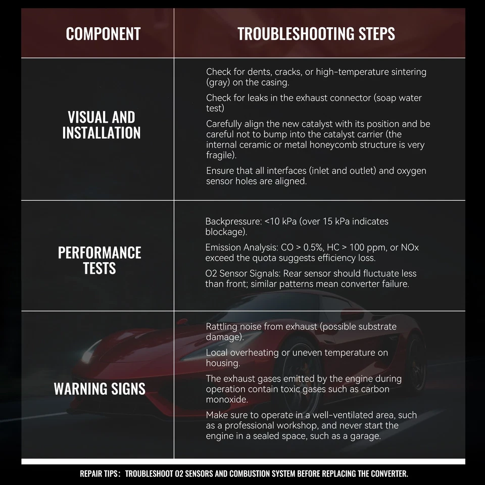Set Catalytic Converter For Chevrolet Aveo /Chevy Aveo5  2009-2011 1.6L - Image 4 of 4