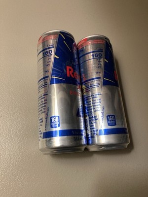 Lot of 2 Red Bull Energy Drink 12 fl oz. Max Verstappen F1