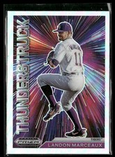 2021 Panini Prizm Draft Picks #T-LM Landon Marceaux Thunderstruck Silver Prizm