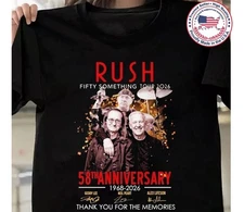 NEW!!! Rush Fifty Something Tour 2026 Unisex Cotton T-Shirt