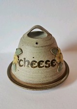Tregaron Cymru Studio Pottery Wales Cheese Dish Dome Bell Shape Stoneware VGC
