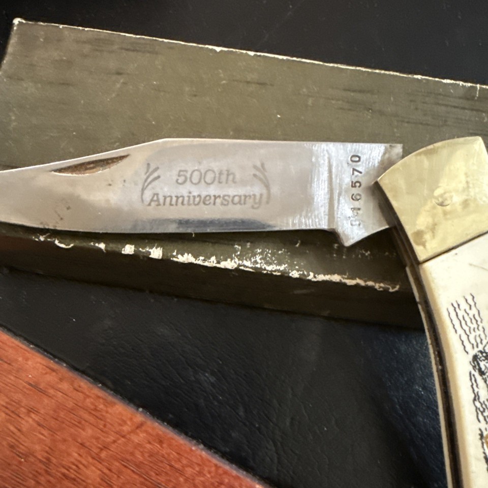 CHRISTOPHER COLUMBUS 500th Anniversary Pocket Knife | eBay