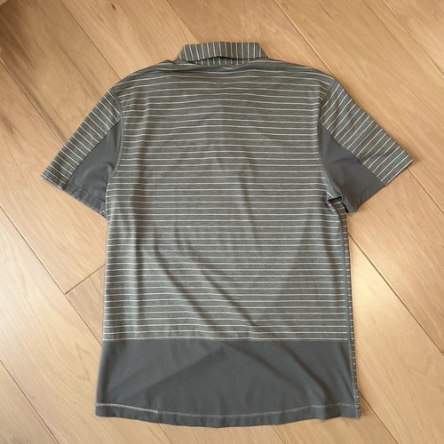 Polo Lululemon Chip Shot grigia a righe manica corta uomo media - Foto 3 di 4