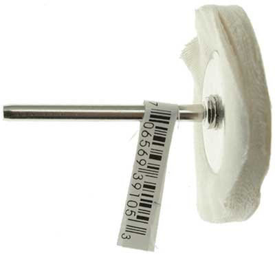 6pc 1.5'' Muslin Polishing Buffing Wheel Buffer Grinder for Dremel Rotary Tool