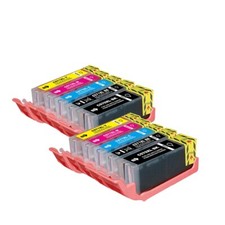 10 Ink Cartridge For Canon TS5051 TS5053 TS5055 TS6050 TS6051 PGI570XL CLI571XL