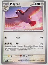 Pidgeot 018/165 NM / M - 151 Scarlet Violet Pokemon Card - Oswaldo KATO Art