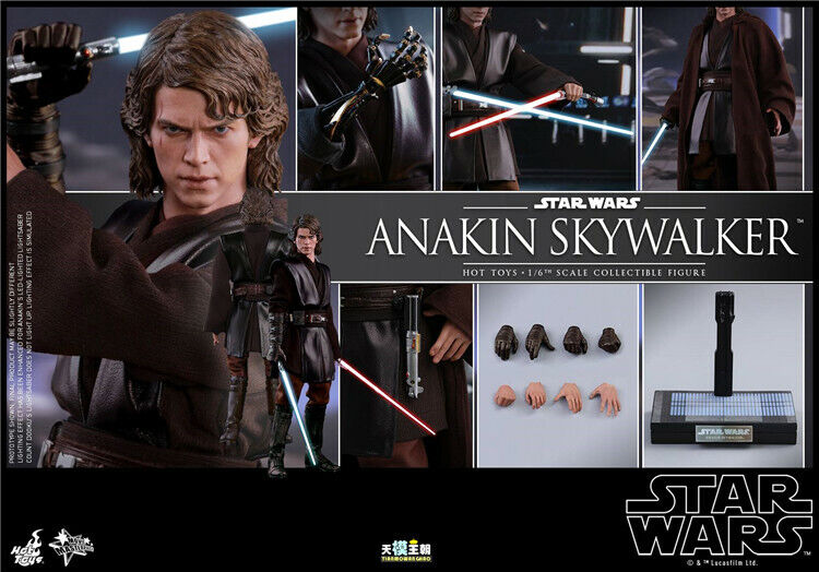 Hot Toys HT MMS437 1/6 Anakin Skywalker Action Figure Set Hot Toys HT MMS437 1/6 Anakin Skywalker Action Figure Set