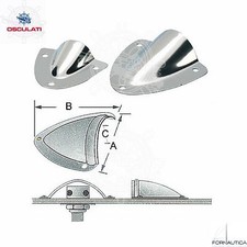 ORECCHIETTA COPRI SFIATO E PRESA D'ARIA IN ACCIAIO INOX - ACCESSORI NAUTICA