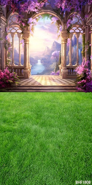 10'x20' CP Balcony Spring Scenic Microfiber Fabric background