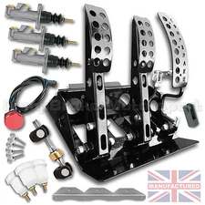 FITS FORD FIESTA MK1/2/3 FLOOR MOUNTED CABLE PEDAL BOX WITH KIT - CMB0934-KIT
