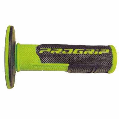 Manopole PROGRIP Mx 801-138 Doppia Densità – Nero/Verde Per Moto Cross