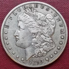 1893 CC Morgan Dollar $1 Carson City RARE Better Grade XF #64476