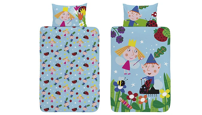 Boys, Girls, Kids Character Duvet Quilt Cover Bedding Sets Ben and Holly - Image 2 of 4